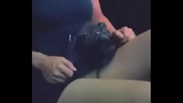 Amateur MILF's Bushy Hairy Pussy Upskirt Tease